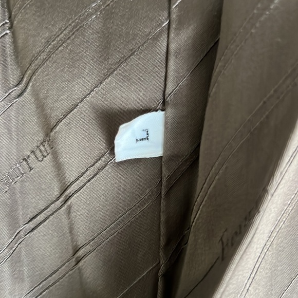 Furvien Paris Vintage Authentic Racoon Fur Brown Short w/Leather Trim Size L - Picture 11 of 16